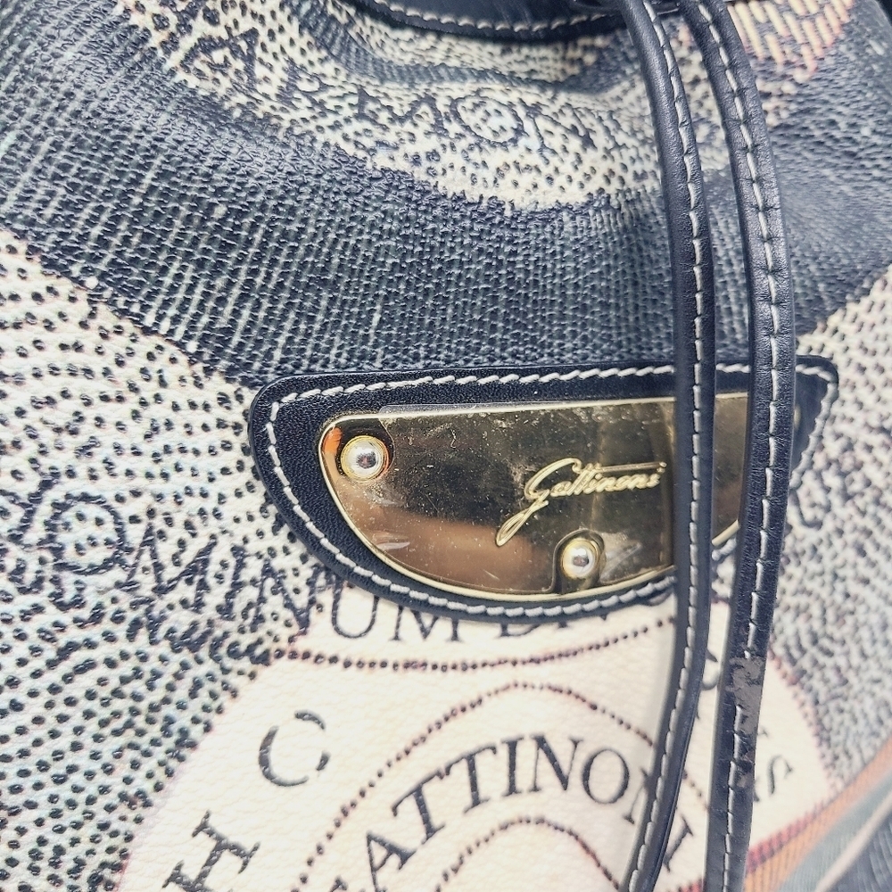 Gattinoni | Women's Multicolor Leather Crossbody Bucket Bag (One Size) - Picture 4 of 15